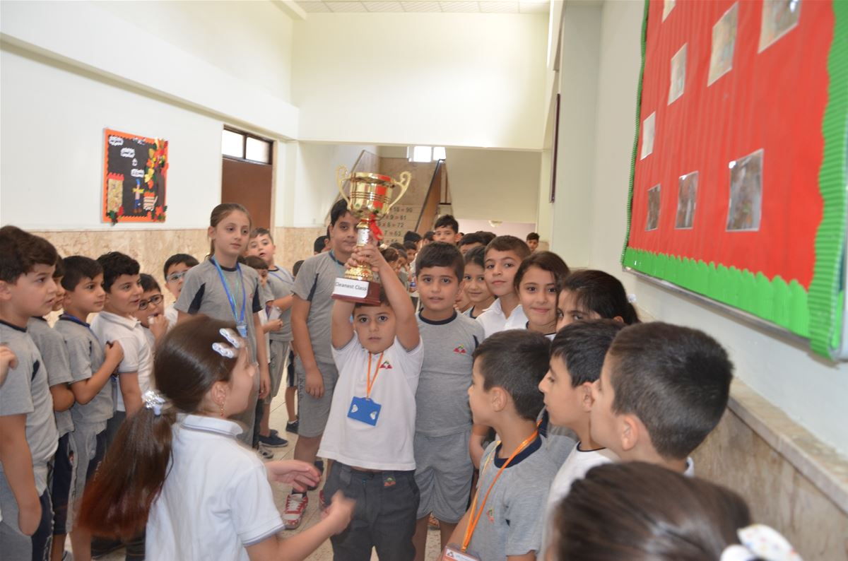Grades 1 to 6 at Zakho Compete for Cleanest Class Cup